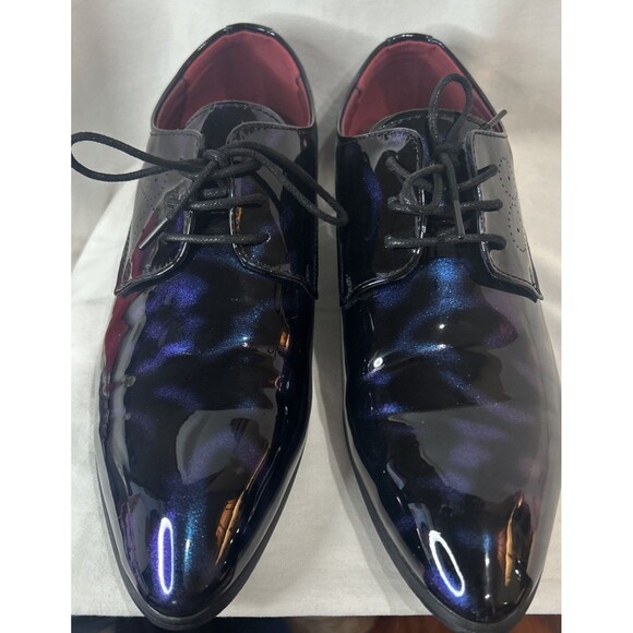 Unbranded Other - Men Patent Leather Lace Up Oxford Pointed Toe Dress Business Fashion Shoes